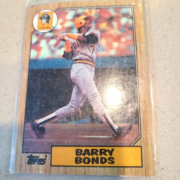 RARE 1987 BARRY BONDS ERROR ROOKIE CARD - Picture 3 of 5